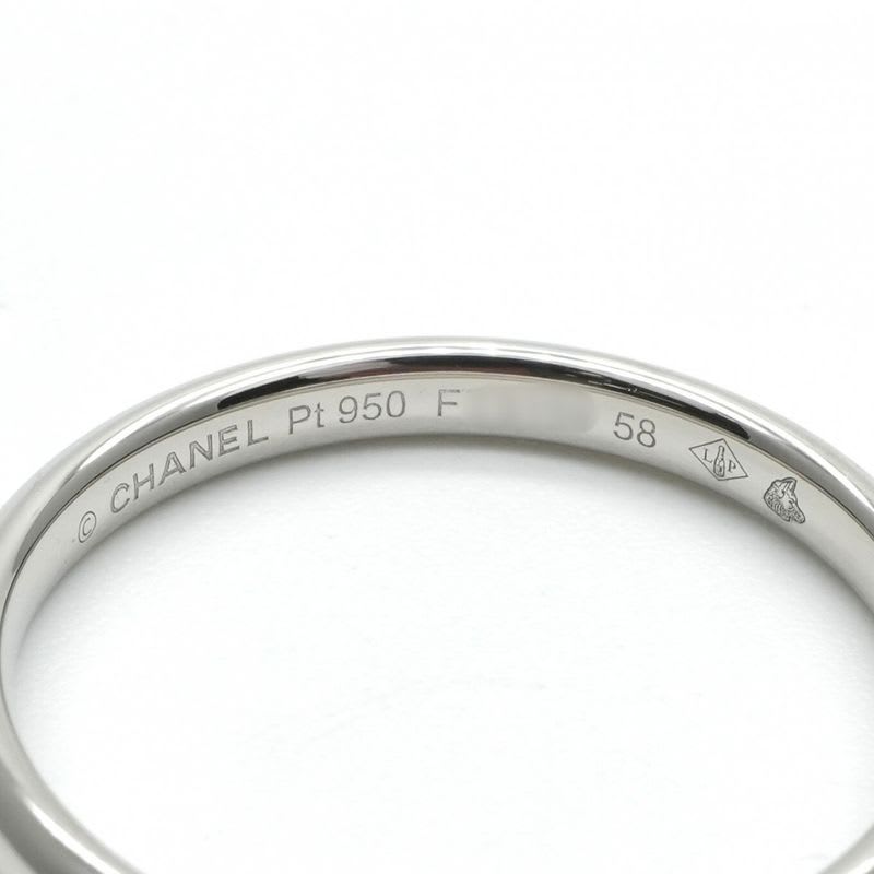 Chanel Coco Crush John Parisian Ring Pt950 Silver Diamond — view 8