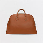Hermes Sampron Bag Tote Courchevel Gold Brown Hardware Handbag Boston