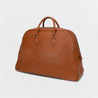 Hermes Sampron Bag Tote Courchevel Gold Brown Hardware Handbag Boston