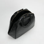 Hermes Bag Tote Box Calf Noir Black Gold Hardware Handbag Vintage Antique — view 7
