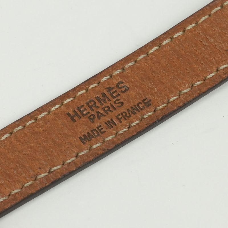 Hermes Shoulder Strap Pigskin Gold Brown Hardware — view 4