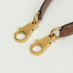 Hermes Shoulder Strap Courchevel Gold Brown Hardware — view 4