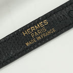 Hermes Shoulder Strap Courchevel Noir Black — view 3
