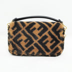 Fendi Mamma Bucket Mini Zucca Pattern Shoulder Bag Leather Fa — view 3
