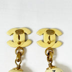 Chanel Cambon Wooden Earrings — view 6
