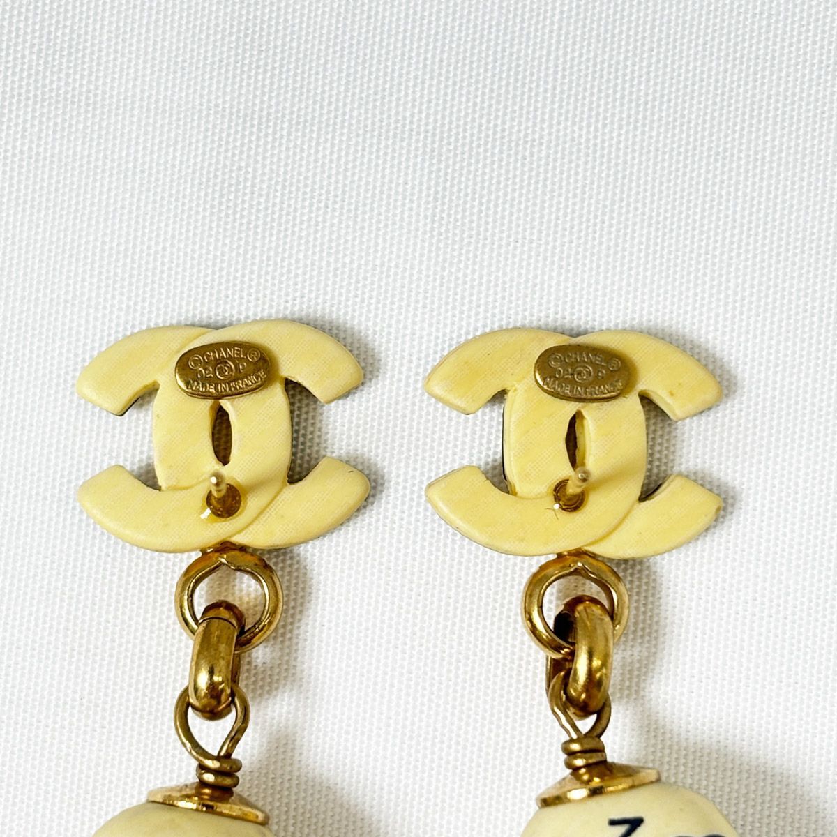 Chanel Cambon Wooden Earrings — view 6