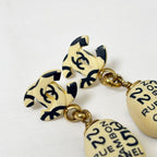 Chanel Cambon Wooden Earrings — view 5