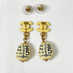 Chanel Cambon Wooden Earrings — view 3