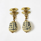Chanel Cambon Wooden Earrings — view 2
