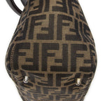 Fendi Small FF Open Tote Brown Zucca Canvas — view 8