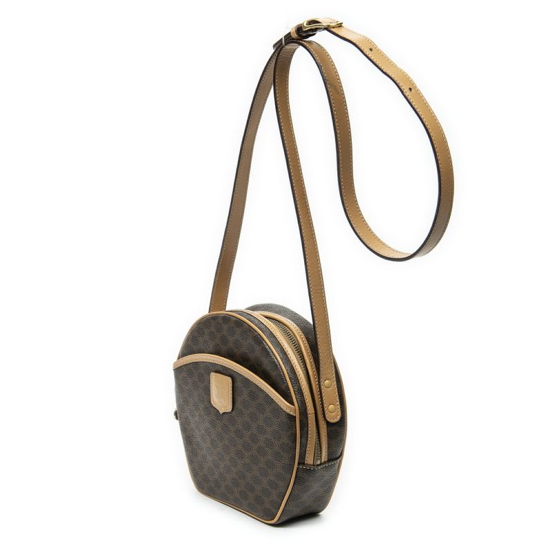 Celine Brown Beige Macadam Canvas — view 3