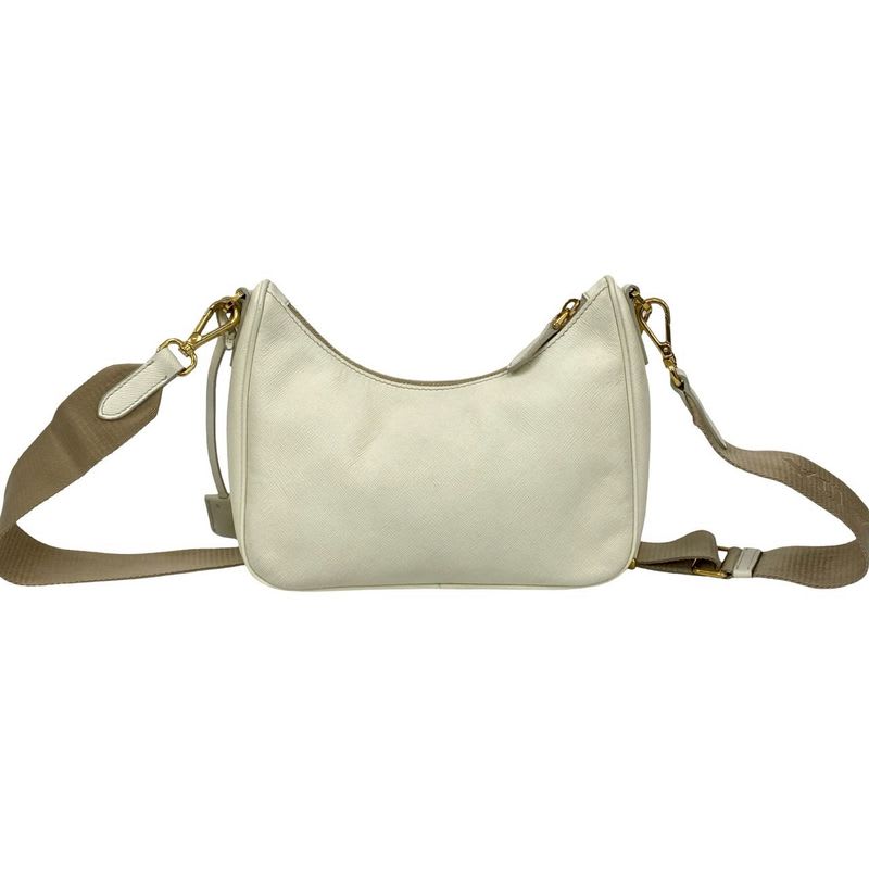 Prada Re Edition Saffiano Leather Semi One Chain Shoulder Bag — view 4