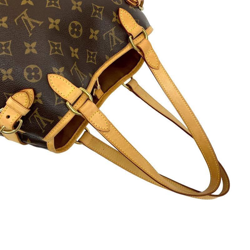 Louis Vuitton Batignolles Vertical Monogram Leather Tote Bag — view 5