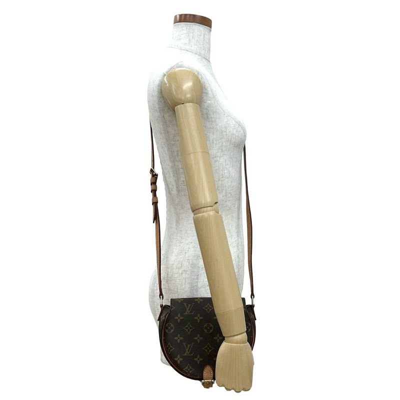 Louis Vuitton Tamburan Monogram Leather Mini Shoulder Bag With Pochette — view 3