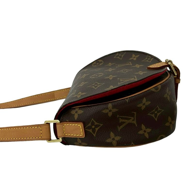 Louis Vuitton Tamburan Monogram Leather Mini Shoulder Bag With Pochette — view 7
