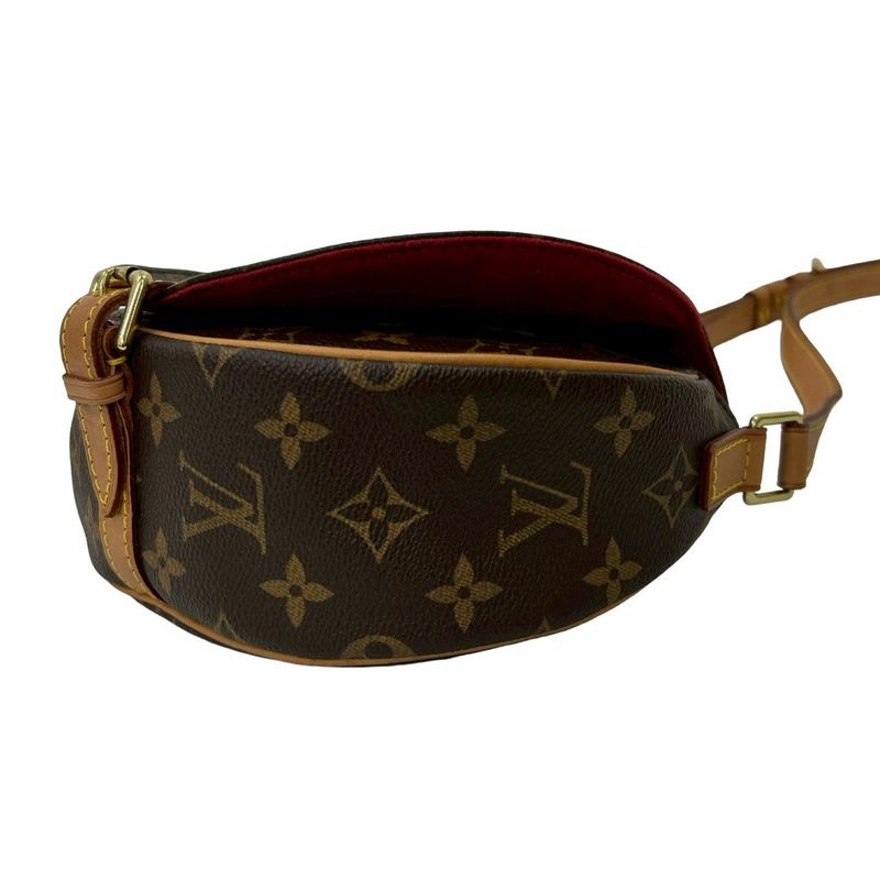 Louis Vuitton Tamburan Monogram Leather Mini Shoulder Bag With Pochette — view 9
