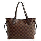Louis Vuitton Neverfull PM Damier Leather Tote Bag Handbag — view 4