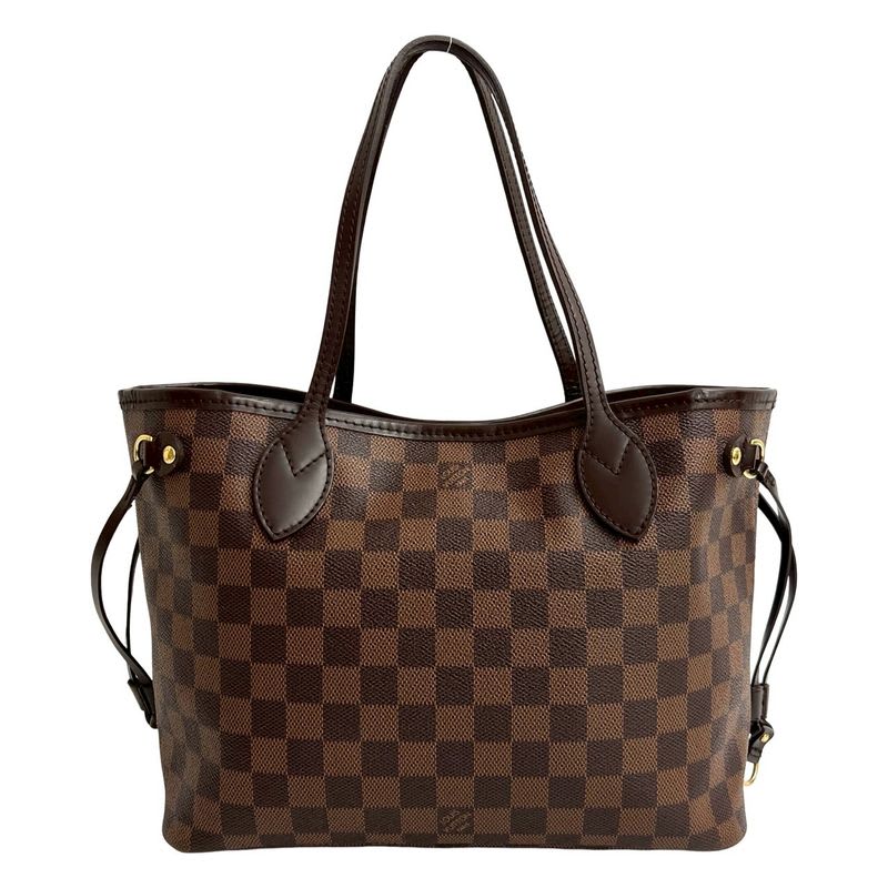 Louis Vuitton Neverfull PM Damier Leather Tote Bag Handbag — view 4