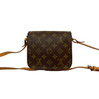 Louis Vuitton Vintage Cartesier Monogram Leather Mini Shoulder Bag Pochette — view 4
