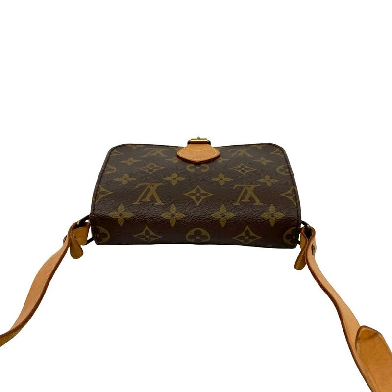 Louis Vuitton Vintage Cartesier Monogram Leather Mini Shoulder Bag Pochette — view 5