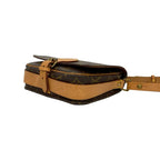 Louis Vuitton Vintage Cartesier Monogram Leather Mini Shoulder Bag Pochette — view 9