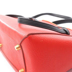 Celine Handbag Belt Bag Mini Red Beige Leather — view 8
