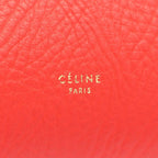 Celine Handbag Belt Bag Mini Red Beige Leather — view 4