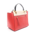 Celine Handbag Belt Bag Mini Red Beige Leather — view 2