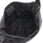 Prada Shoulder Bag Plastic Handle Black Nylon Handbag — view 3