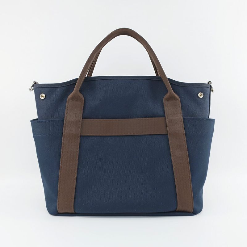 Hermes Sac Depan Sage Groom 2-Way Crossbody Bag Tote Canvas — view 3