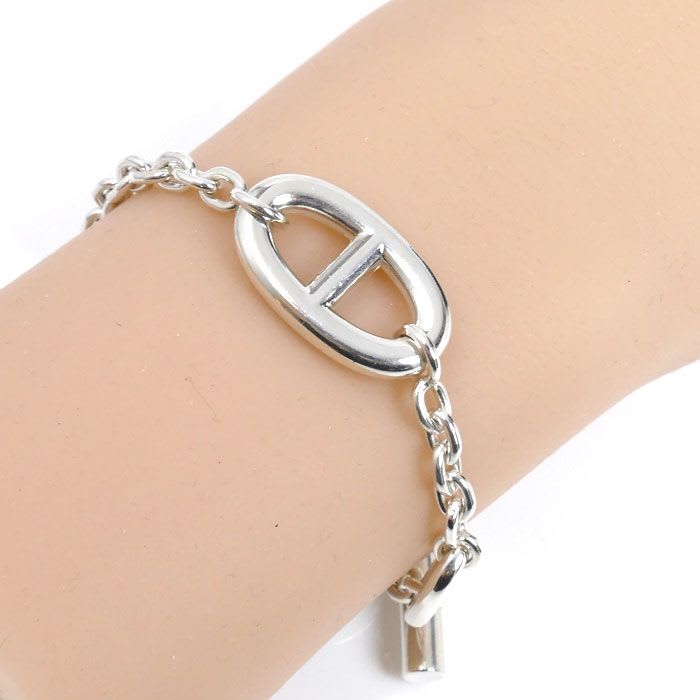 Hermes Silver 925 Farandole SH Bracelet 24.1 g — view 9