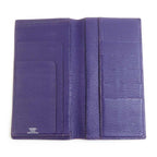 Hermes Purple Perforated Leather Billfold — view 3