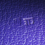 Hermes Purple Perforated Leather Billfold — view 8