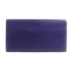 Hermes Purple Perforated Leather Billfold — view 2