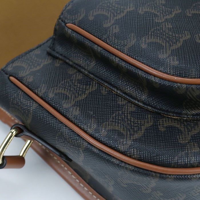 Celine Triomphe Canvas Shoulder Bag — view 7