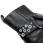 Louis Vuitton Rhapsody Line Boots Short Ankle Leather Black — view 9