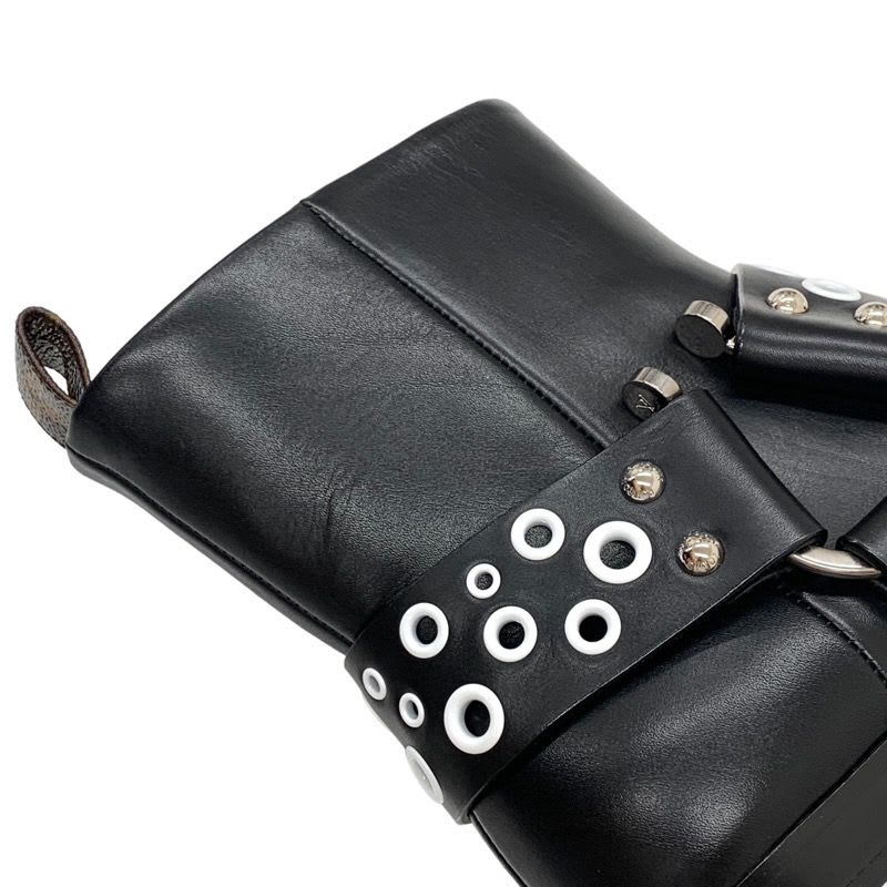 Louis Vuitton Rhapsody Line Boots Short Ankle Leather Black — view 9
