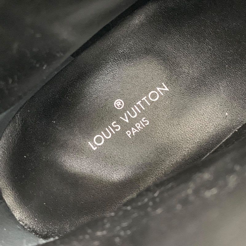 Louis Vuitton Rhapsody Line Boots Short Ankle Leather Black — view 7