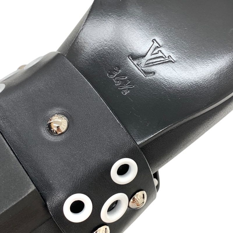 Louis Vuitton Rhapsody Line Boots Short Ankle Leather Black — view 8