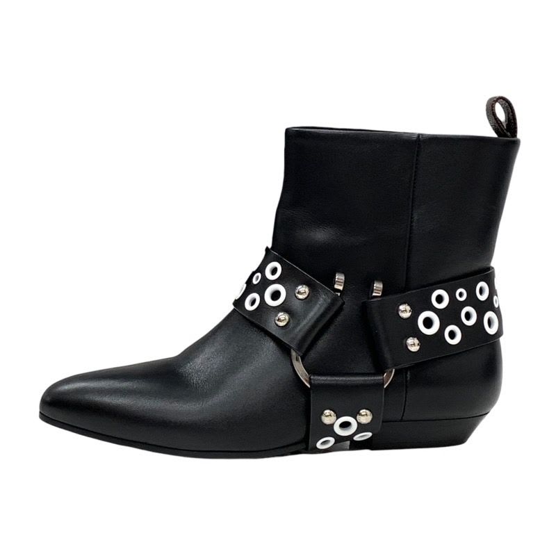 Louis Vuitton Rhapsody Line Boots Short Ankle Leather Black — view 3