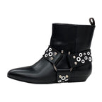 Louis Vuitton Rhapsody Line Boots Short Ankle Leather Black — view 3
