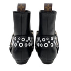 Louis Vuitton Rhapsody Line Boots Short Ankle Leather Black — view 5