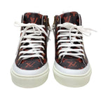 Louis Vuitton Sneakers Stellar Line Monogram Cat High Cut Leather Brown — view 2