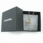 Chanel B24K Coco Mark Ribbon Rhinestone Necklace Chien Pan — view 3