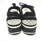 Chanel Sneakers Coco Mark Mixed Fiber Suede Black — view 7