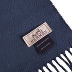 Hermes Scarf Shawl Fringe Cashmere — view 6