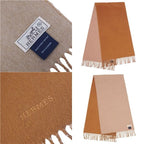Hermes Scarf Shawl Fringe Cashmere — view 5