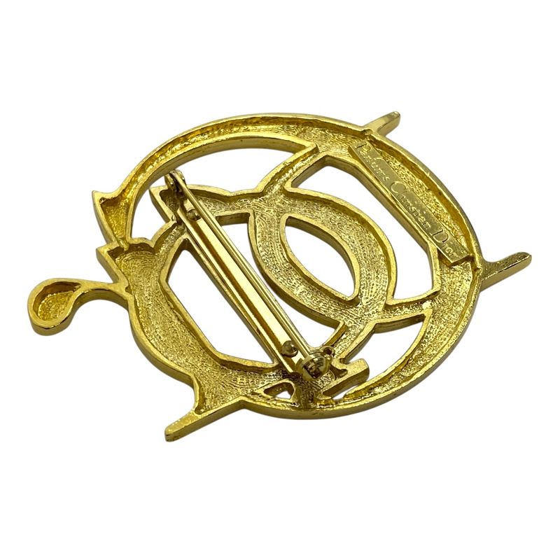 Christian Dior CD Logo Accessory Large Gold Parfums — view 3