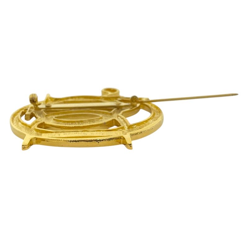 Christian Dior CD Logo Accessory Large Gold Parfums — view 8