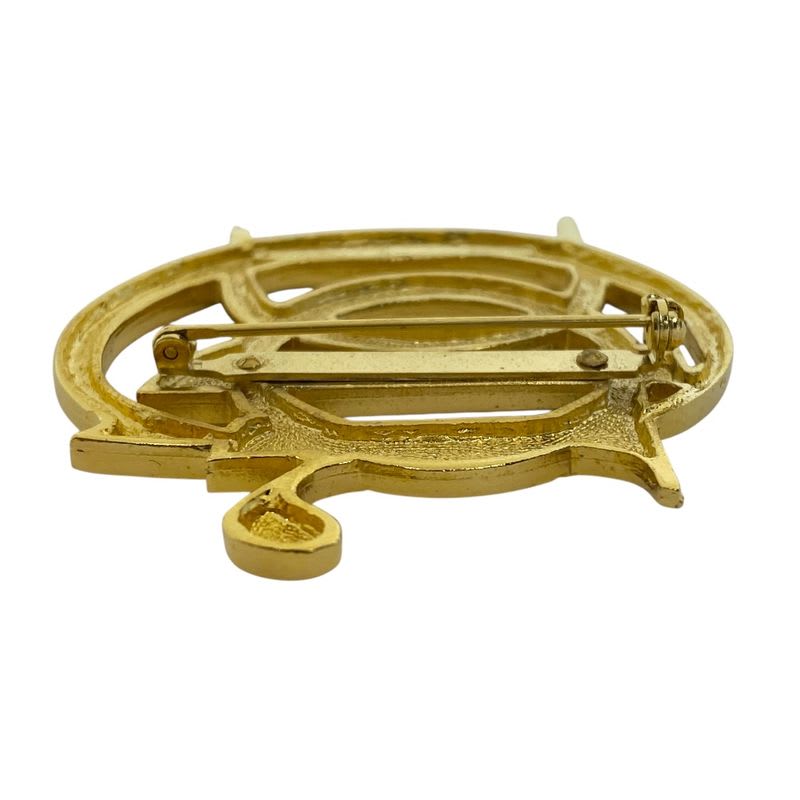 Christian Dior CD Logo Accessory Large Gold Parfums — view 7